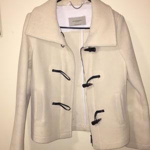 Burberry Off White/Cream Peacoat